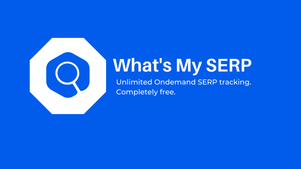 WhatsMySERP Rank Tracking Tool